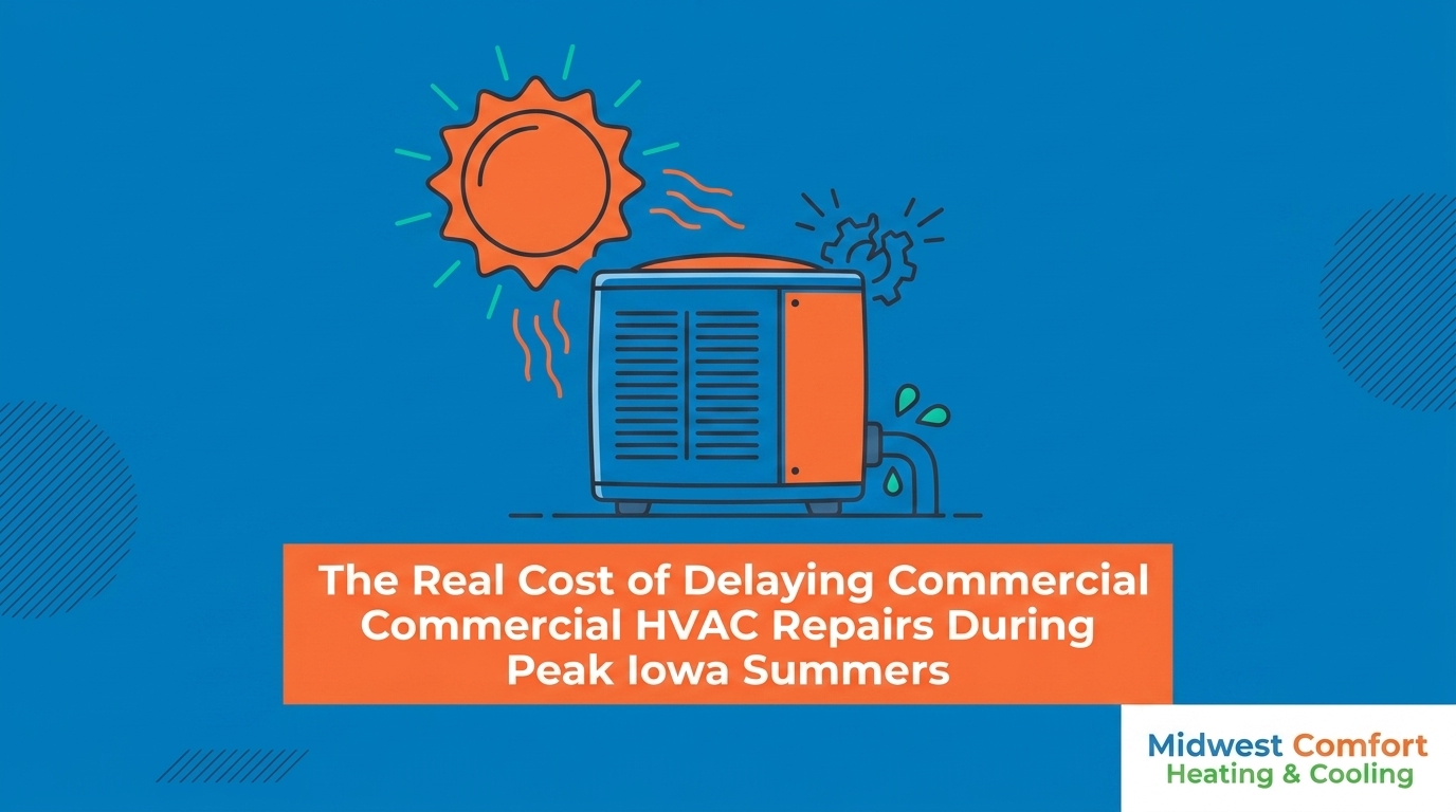 The Real Cost of Delaying Commercial HVAC Repairs During Peak Iowa Summers