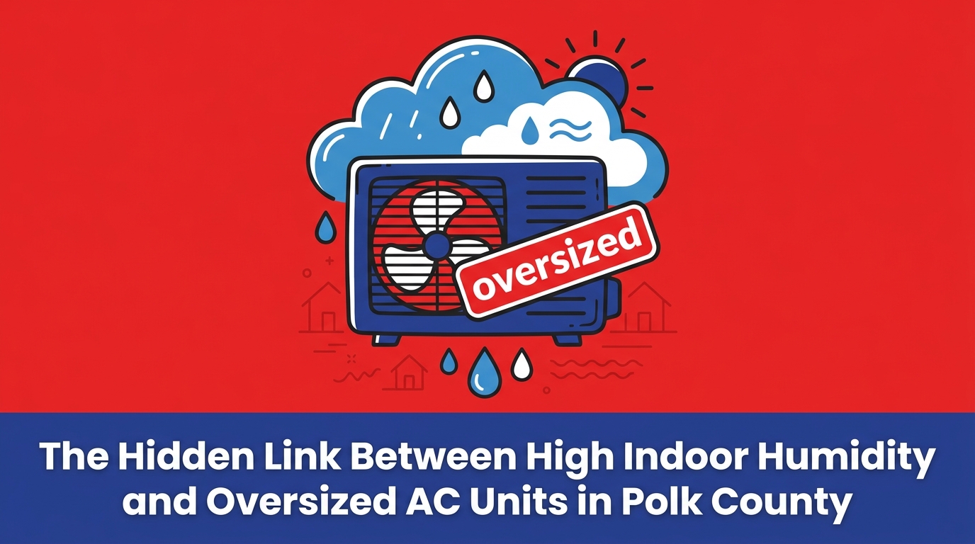 The Hidden Link Between High Indoor Humidity and Oversized AC Units in Polk County