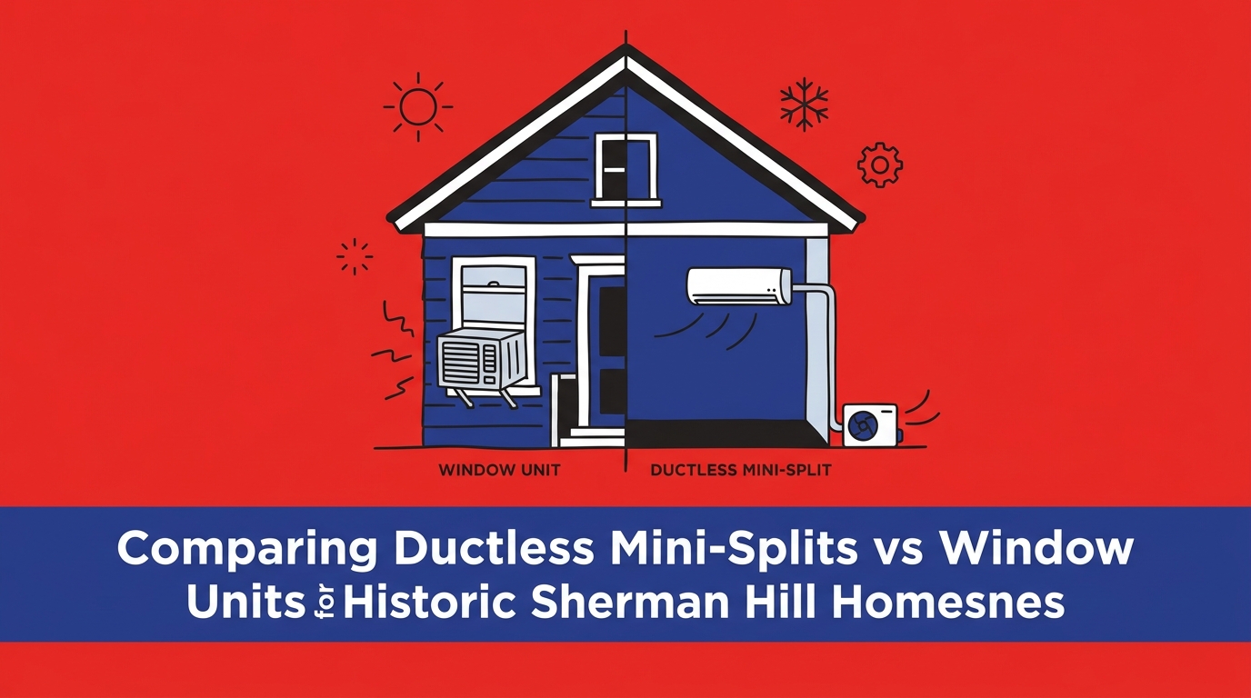 Comparing Ductless Mini-Splits vs Window Units for Historic Sherman Hill Homes