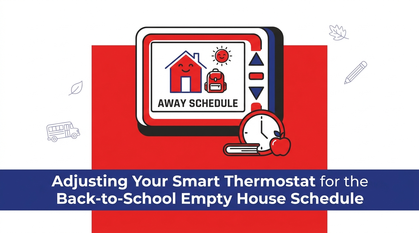 Adjusting Your Smart Thermostat for the Back-to-School Empty House Schedule