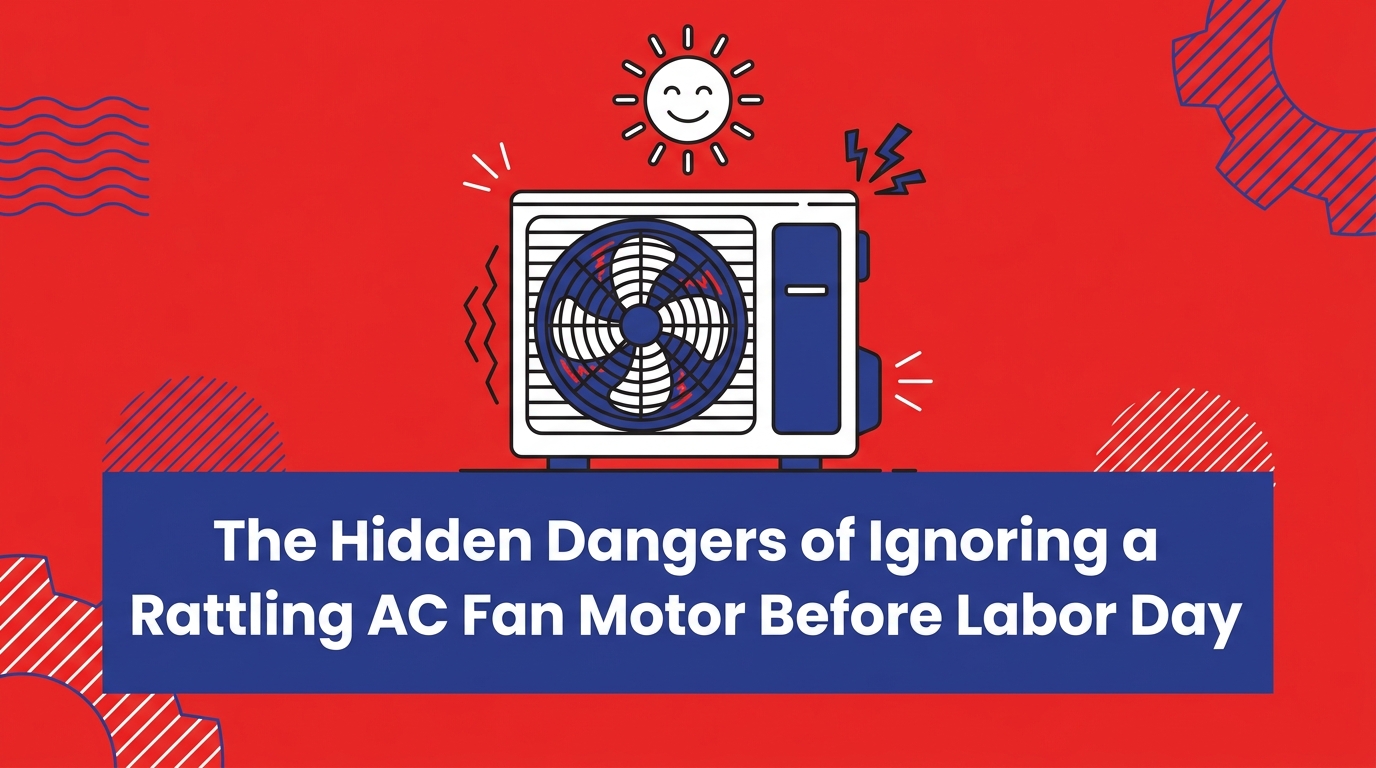 The Hidden Dangers of Ignoring a Rattling AC Fan Motor Before Labor Day
