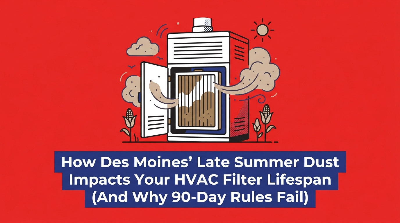 How Des Moines' Late Summer Dust Impacts Your HVAC Filter Lifespan
