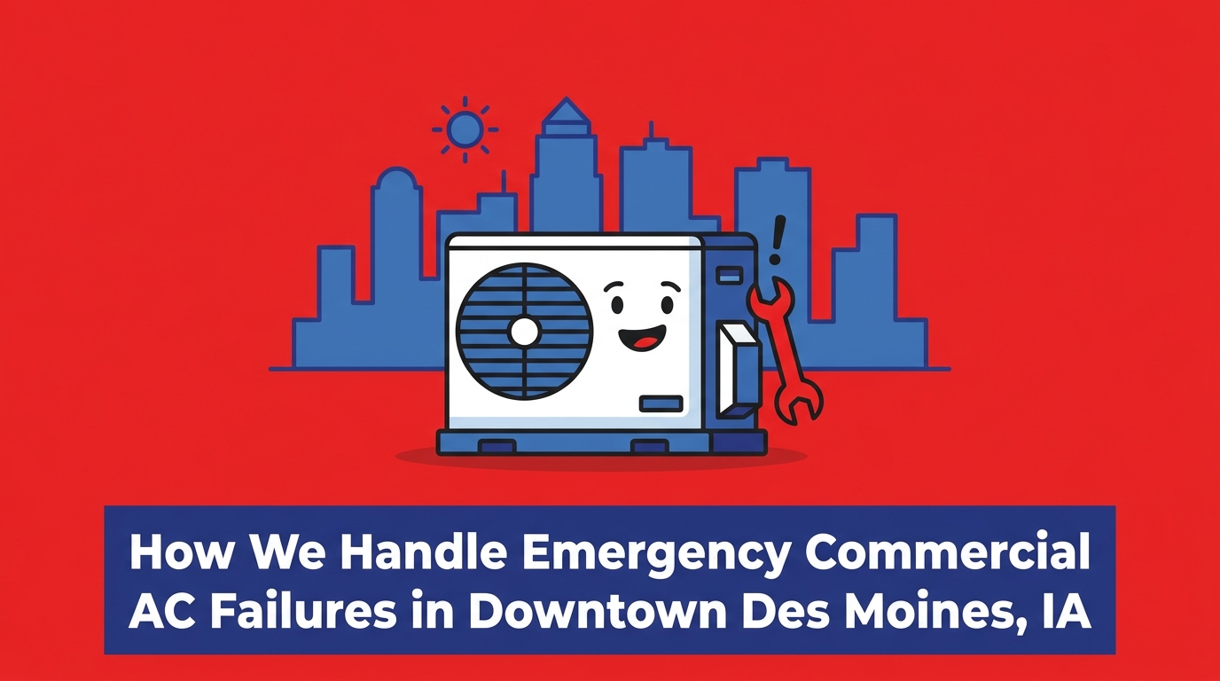 How We Handle Emergency Commercial AC Failures in Downtown Des Moines
