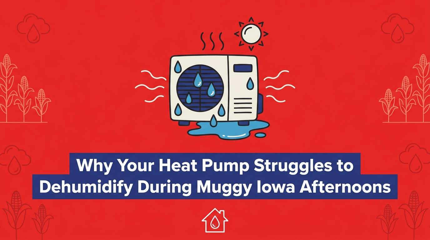 Why Your Heat Pump Struggles to Dehumidify During Muggy Iowa Afternoons