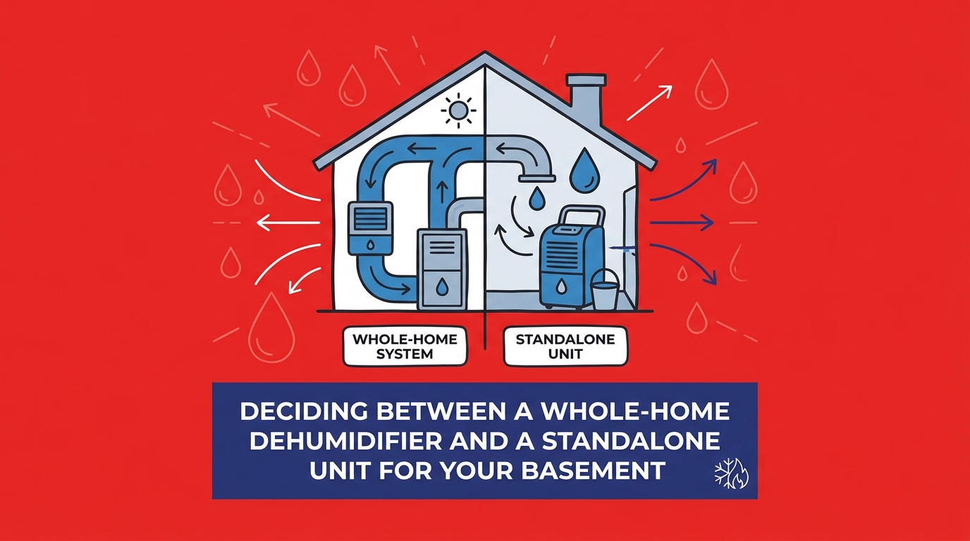 Deciding Between a Whole-Home Dehumidifier and a Standalone Unit for Your Basement