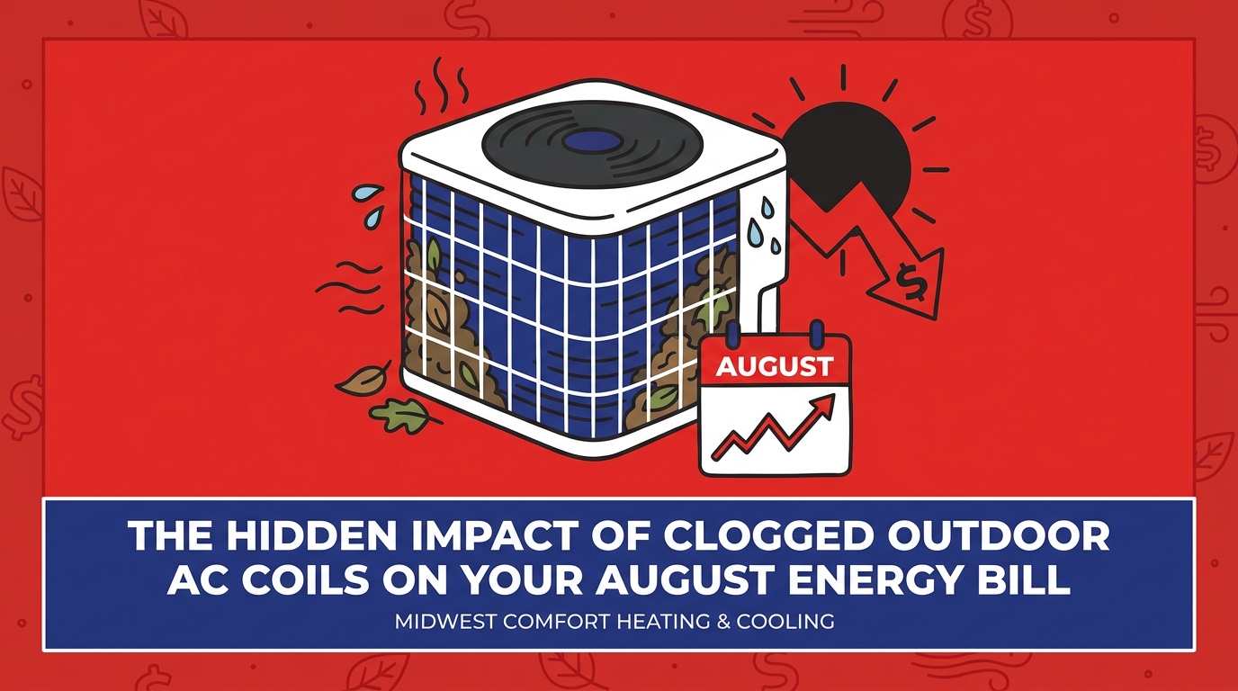 The Impact of Clogged Outdoor AC Coils on Your August Energy Bill