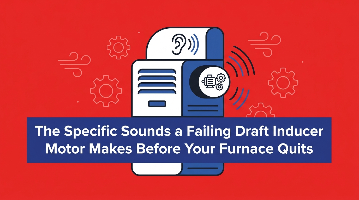 The Specific Sounds a Failing Draft Inducer Motor Makes Before Your Furnace Quits