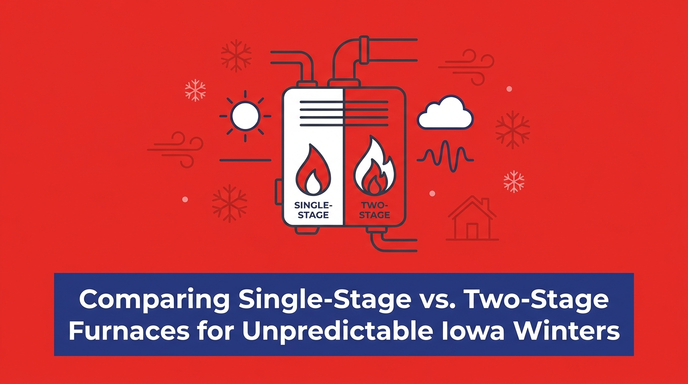 Comparing Single-Stage vs Two-Stage Furnaces for Unpredictable Iowa Winters