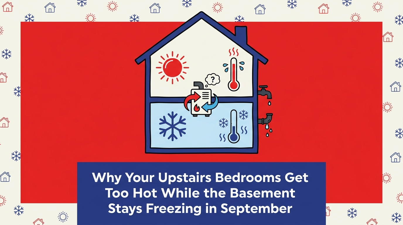 Why Your Upstairs Bedrooms Get Too Hot While the Basement Stays Freezing in September