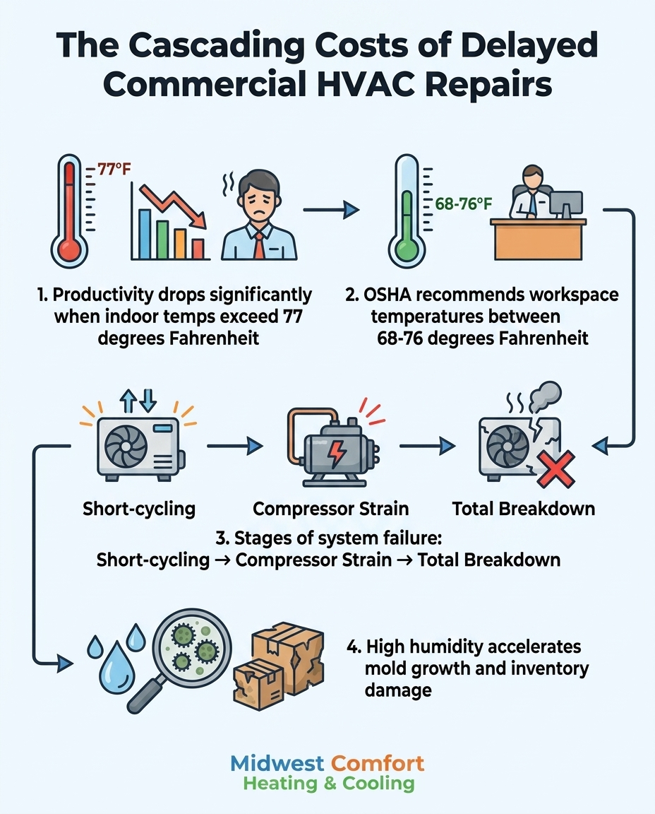 The Cascading Costs of Delayed Commercial HVAC Repairs