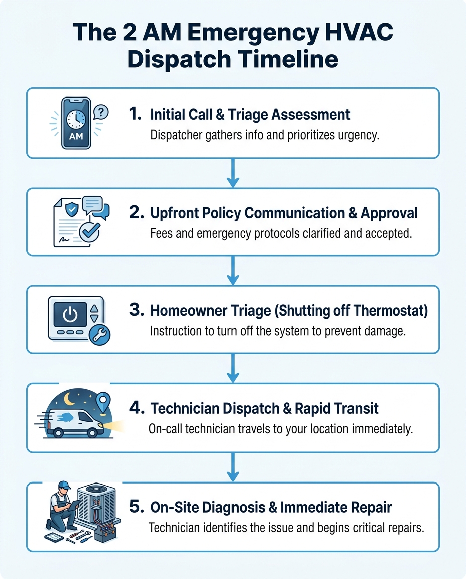 The 2 AM Emergency HVAC Dispatch Timeline