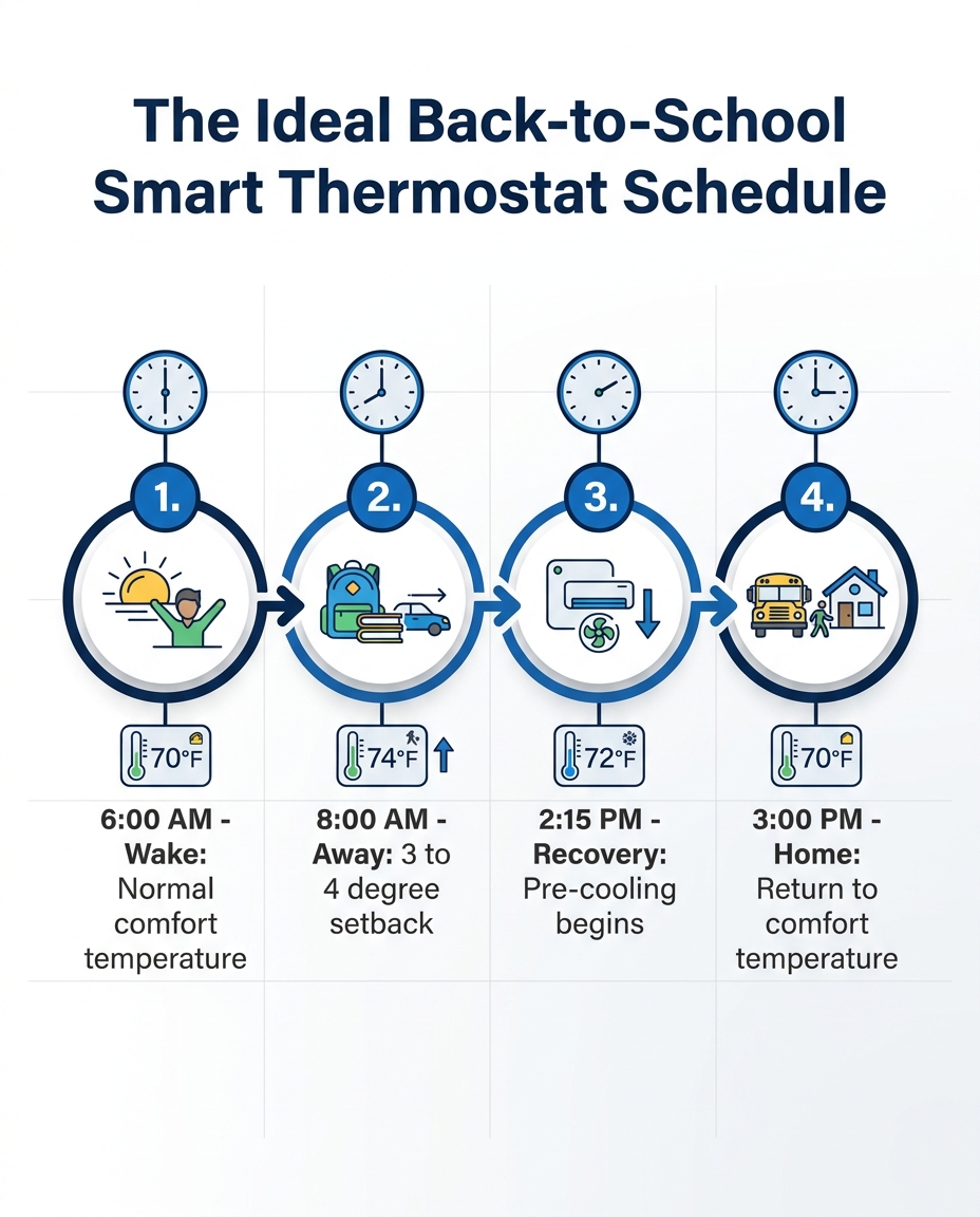 The Ideal Back-to-School Smart Thermostat Schedule