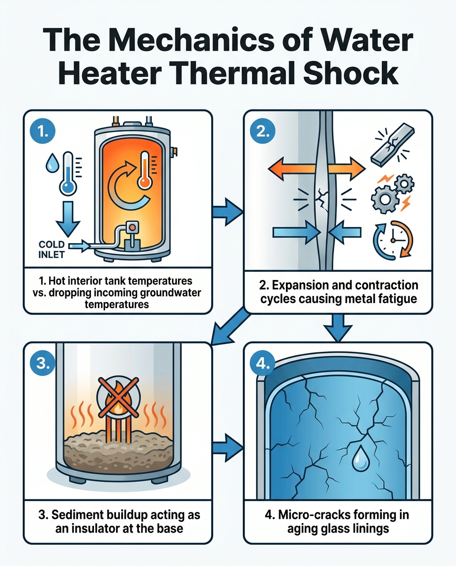 The Mechanics of Water Heater Thermal Shock