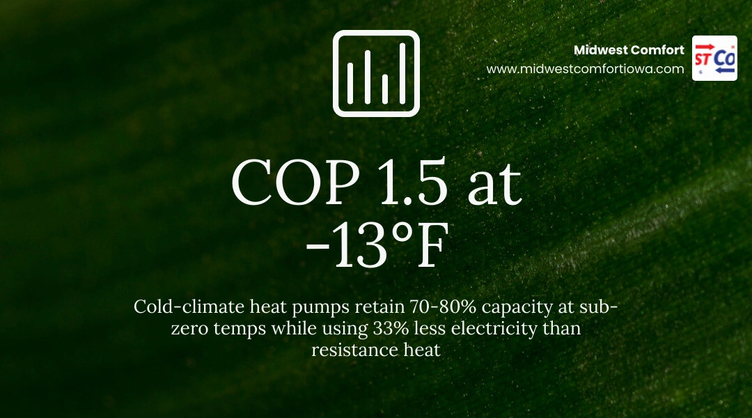 In-Depth Guide to Cold Climate Heat Pump Performance in Iowa Winters