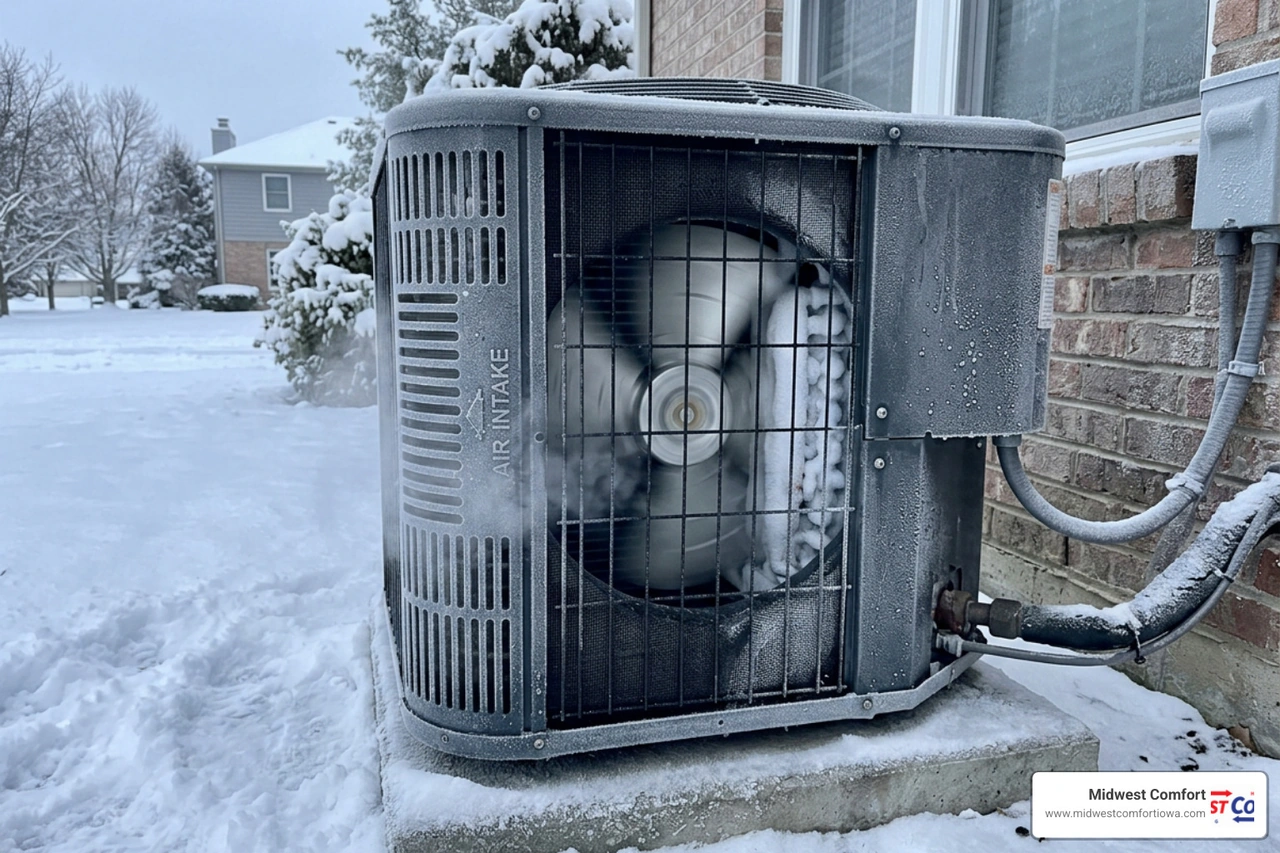 heat transfer process in freezing air
