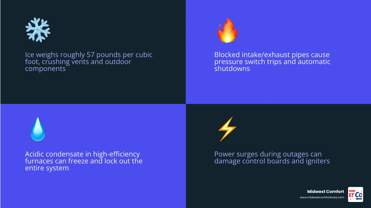 How to Prevent Furnace and Boiler Damage from Ice Storms