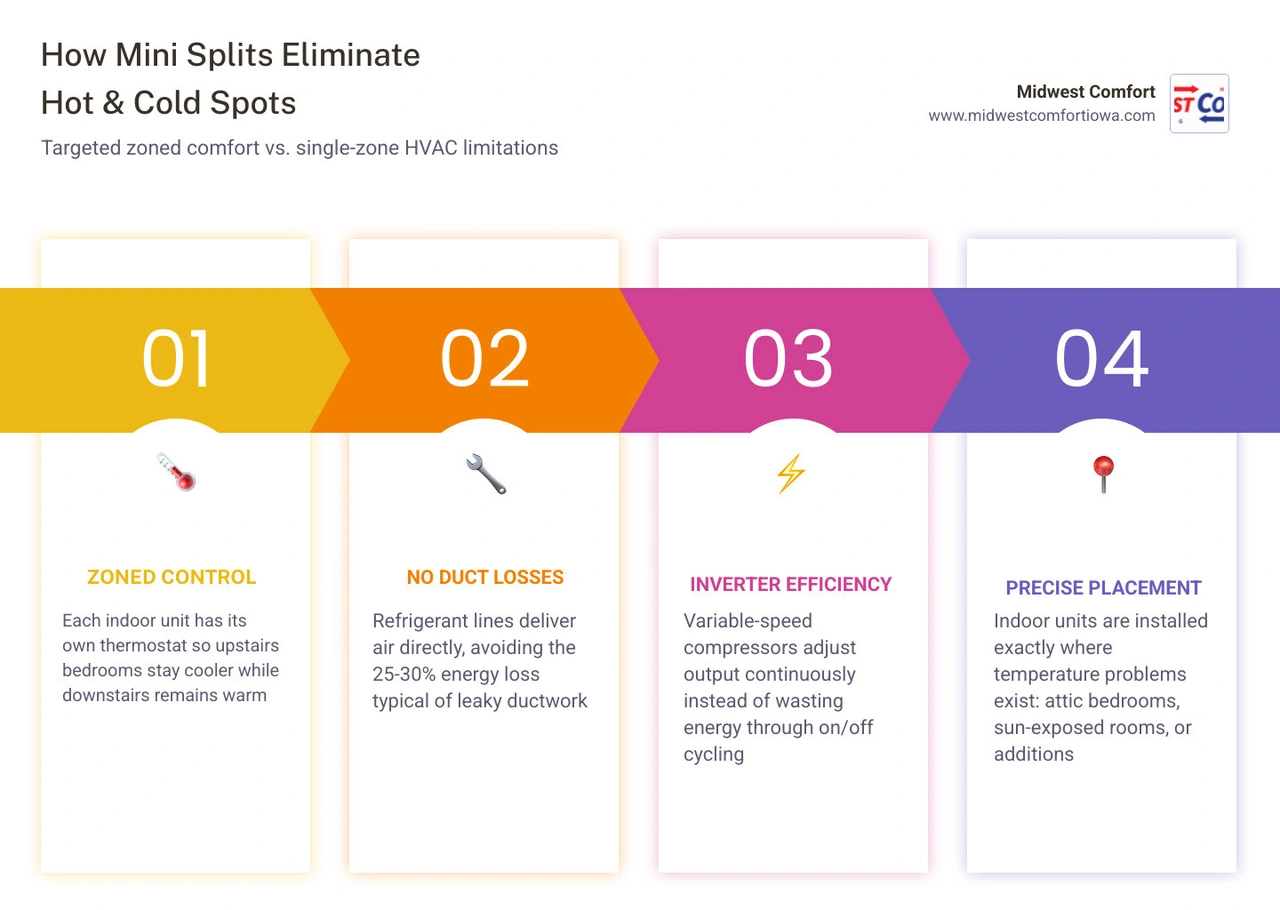 Detailed Guide to How Mini Splits Solve Hot and Cold Spots