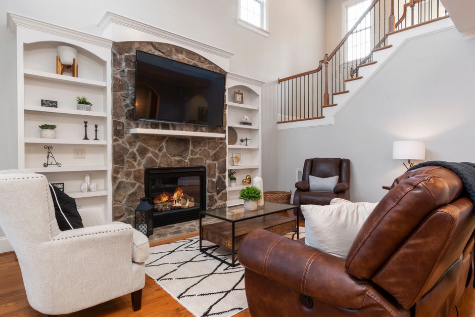 cozy gas fireplace in a living room - "I need to find someone to perform service on my gas fireplace in Grimes." cozy gas fireplace in a living room - "I need to find someone to perform service on my gas fireplace in Grimes."