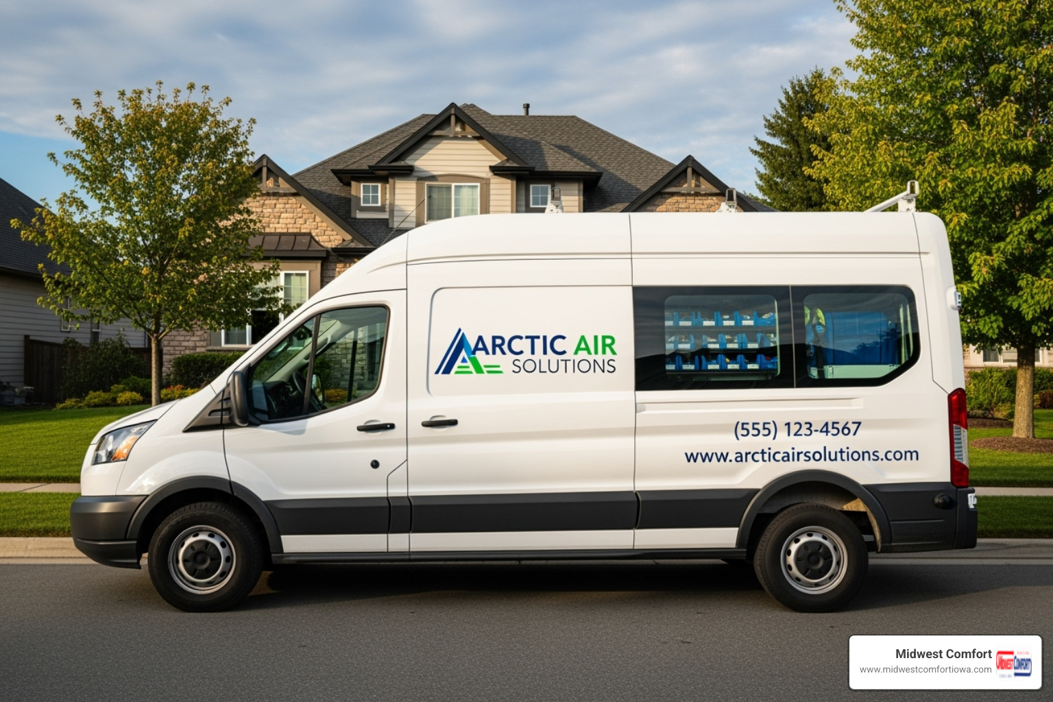 company van with clear branding and contact information - urgent cooling repair polk city company van with clear branding and contact information - urgent cooling repair polk city