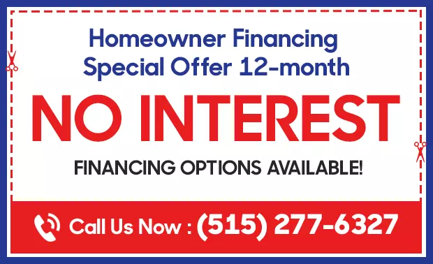 homeowner financing 12 month promotion